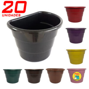 5 a 20 Vasos para plantas arandela parede meia lua flores jardim vertical 3