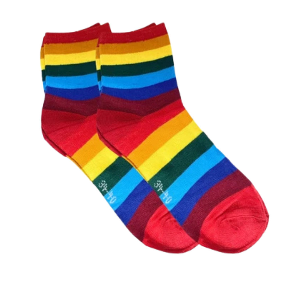 1 - 2 - 3 Pares de Meias Arco-Íris Coloridas Curta - Infantil e Adulto 34 ao 40 1 - 2 - 3 Pares de Meias Arco-Íris Coloridas Curta - Infantil e Adulto 34 ao 40 - Oferta na Shopee