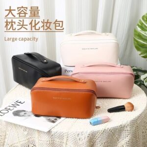 ANA1108 KIT 10 pcs Bolsa Necessaire Feminina para Maquiagem e Cosméticos Couro  Maleta De Grande Capacidade Portátil - Oferta na Shopee
