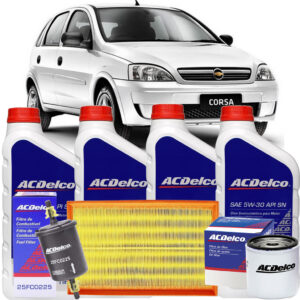 Kit Revisão 5w30 Acdelco Para Corsa Frente Montana 1.0 1.4 1.8 De 2007 Até 2014 - Oferta na Shopee
