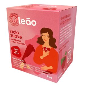 Chá Fases Ciclo Suave Framboesa Cravo Canela Leão 20g 10 Sachês - Oferta na Shopee