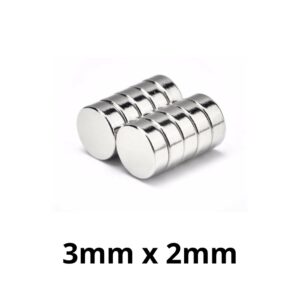 Kit 10 Peças Imã Neodímio Potente Disco Magnético N35 3x2 mm Super Forte - Oferta na Shopee