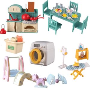Conjunto De Mini Cama De Animais Florestais Móveis Família De Bricolage 1 : 12 Villa Toys Wine House Aniversário Doll - Oferta na Shopee