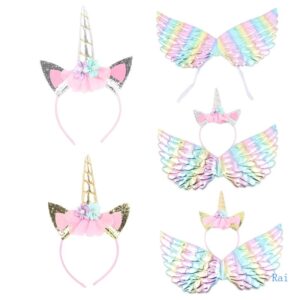 Asa Faixa Cabelo Rai Unicórnio Para Meninas Fantasias Infantis - Oferta na Shopee
