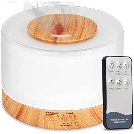 DIFUSOR DE AROMA 500ML 300ML COM CONTROLE LED RGB DIFUSOR DE AROMA 500ML 300ML COM CONTROLE LED RGB