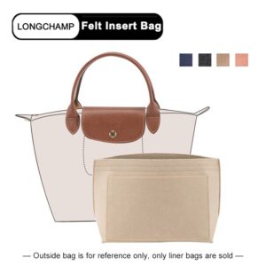 EverToner Bolsa Organizador Para LONGCHAMP LE PLIAGE S/M/L Sacola Timid Armazenamento E Acabamento Forro De Interna - Oferta na Shopee
