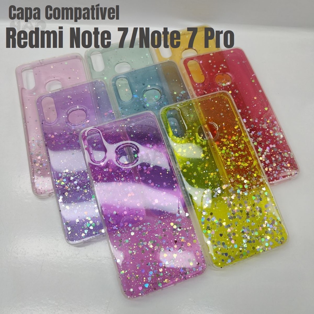 Capa Capinha de Celular Colorida brilho Para Xiaomi Redmi Note 7/Note7 Pro Capa Capinha de Celular Colorida brilho Para Xiaomi Redmi Note 7/Note7 Pro - Oferta na Shopee
