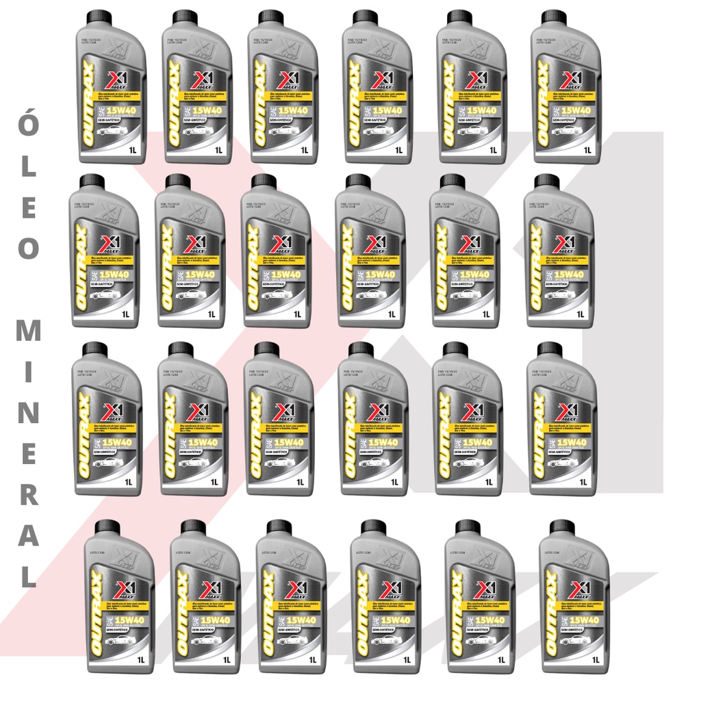 24u Óleos Motor X1 Maxx Sae 15w40 Api Sl Semi Sintético Nfe 24u Óleos Motor X1 Maxx Sae 15w40 Api Sl Semi Sintético Nfe
