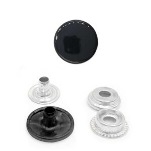 Botão De Pressão 12Mm/80 Preto Com Ferro Alta Qualidade Ótimo Custo-Benefício Prático E Resistente - Oferta na Shopee