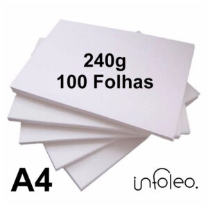 Papel Offset A4 240g Branco 21x29