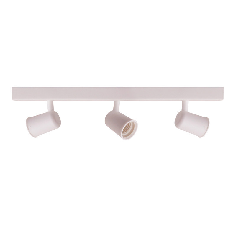 Lustre Luminária Teto Trilho Eletrificado 3 Spot Triplo Lâmpadas E-27 Par20 Articulado Direcionado Led 360° Sobrepor Lustre Luminária Teto Trilho Eletrificado 3 Spot Triplo Lâmpadas E-27 Par20 Articulado Direcionado Led 360° Sobrepor - Oferta na Shopee