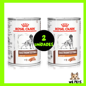 Kit 2 x Lata Low Fat (Patê) Royal Canin Veterinary Gastrointestinal Low Fat 420g Cães Adultos - Oferta na Shopee