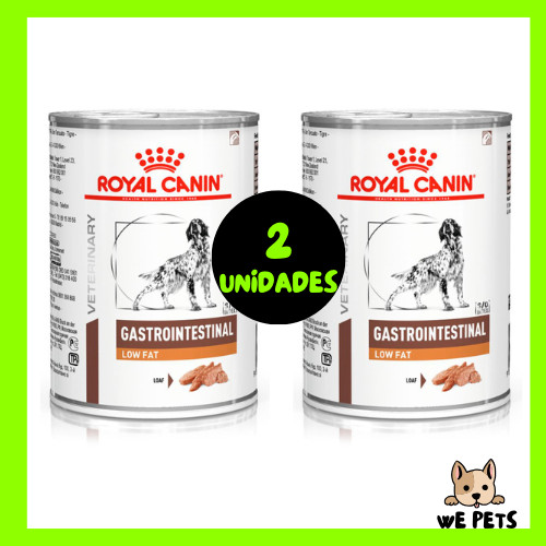 Kit 2 x Lata Low Fat (Patê) Royal Canin Veterinary Gastrointestinal Low Fat 420g Cães Adultos Kit 2 x Lata Low Fat (Patê) Royal Canin Veterinary Gastrointestinal Low Fat 420g Cães Adultos - Oferta na Shopee