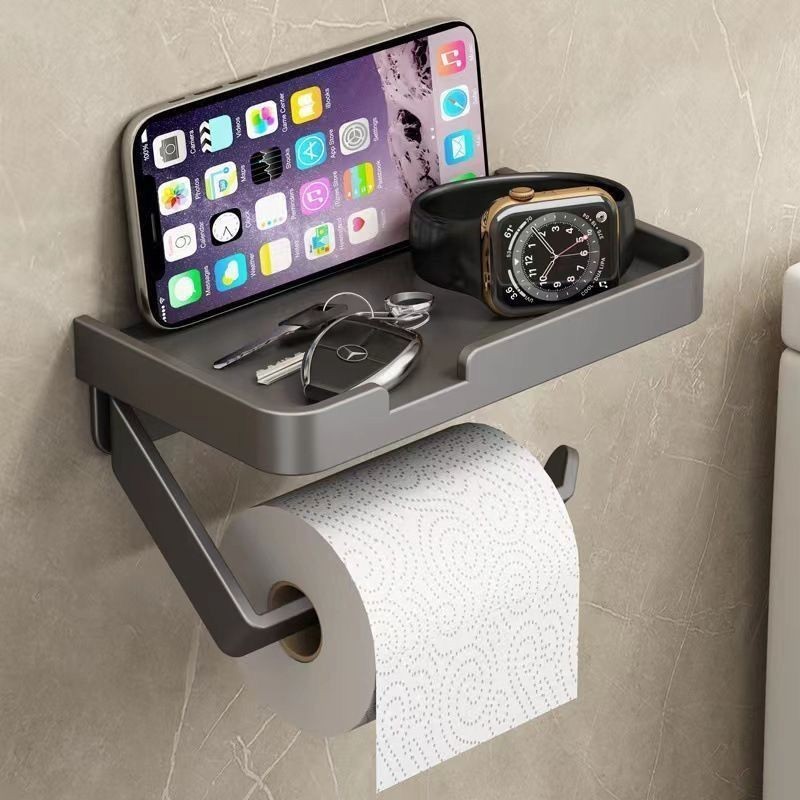 Suporte De Papel Higiênico De Parede À Prova D 'Água Multifuncional(entrega em 24 horas) Suporte De Papel Higiênico De Parede À Prova D 'Água Multifuncional(entrega em 24 horas) - Oferta na Shopee