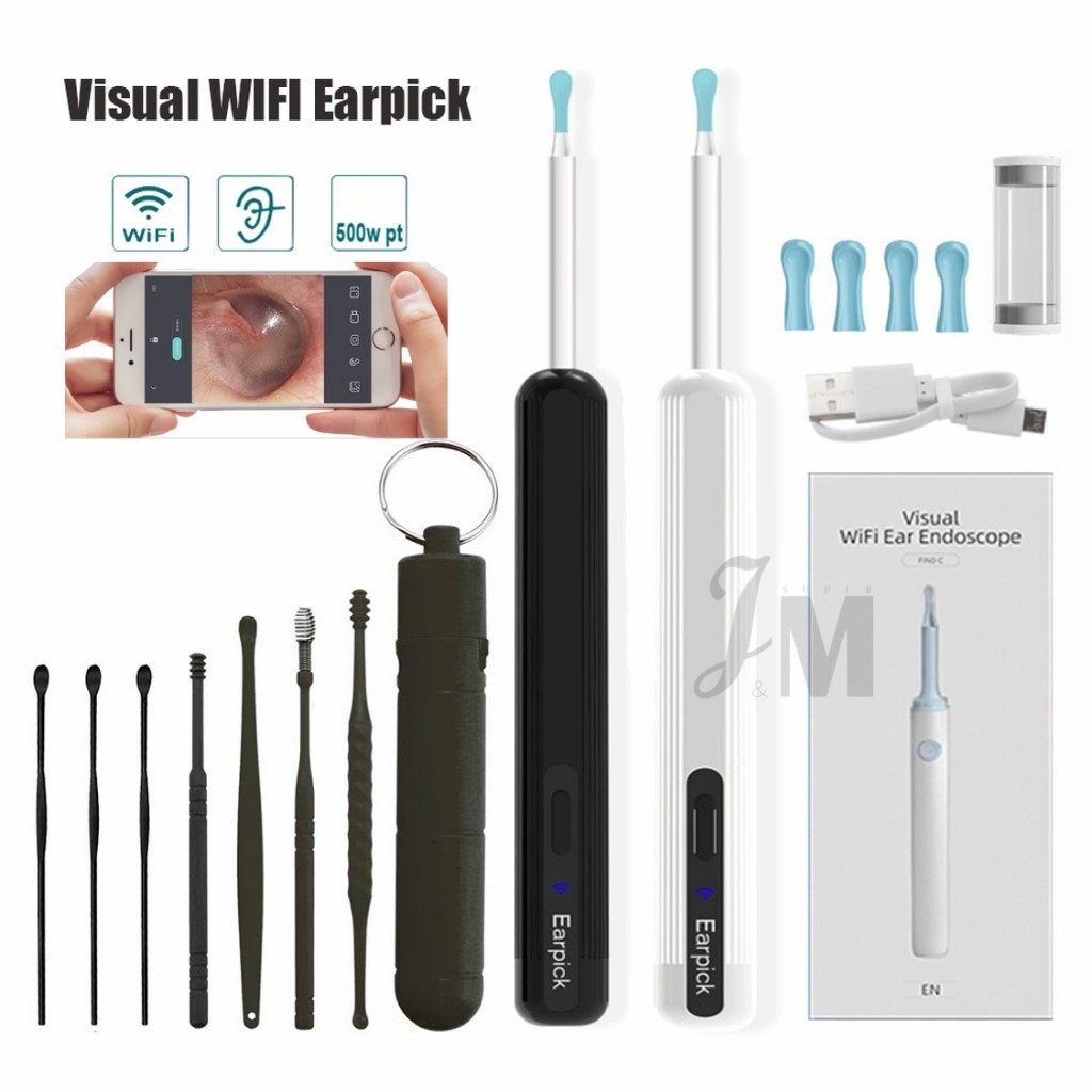 Limpador De Ouvido Visual Inteligente Sem Fio Otoscópio Ferramenta De Remoção De Cera Com Câmera Limpador De Ouvido Visual Inteligente Sem Fio Otoscópio Ferramenta De Remoção De Cera Com Câmera - Oferta na Shopee