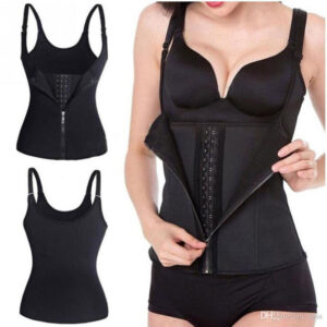 Cinta Modeladora Feminina com Alça e Zíper Alta Compressão Redutora Pós-Parto e Cirúrgica - Oferta na Shopee