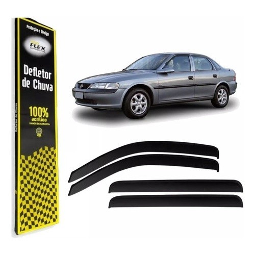 Defletor Calha de Chuva Vectra Sedan 1997 a 2005 4 Portas Ecoflex Defletor Calha de Chuva Vectra Sedan 1997 a 2005 4 Portas Ecoflex - Oferta na Shopee