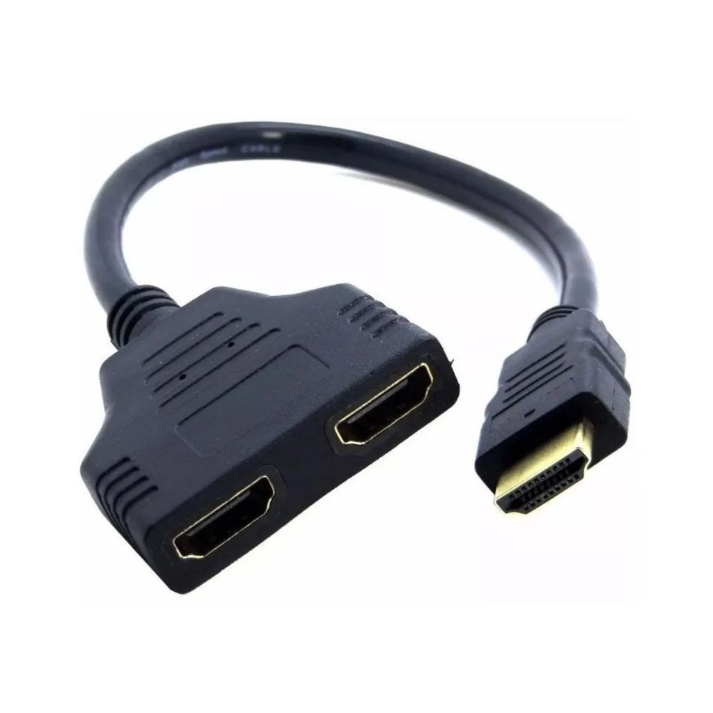 Cabo Divisor HDMI Splitter 1×2 – Duplicador de Imagem 1080P Cabo Divisor HDMI Splitter 1×2 – Duplicador de Imagem 1080P