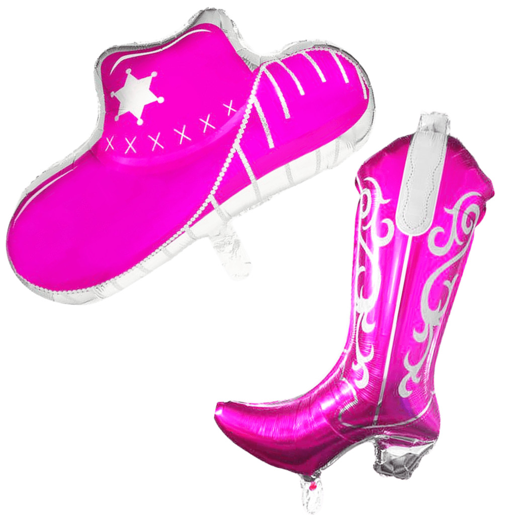 Kit Balão Metalizado Boiadeira Chapéu e Botina Fazendinha Festa Junina Aniversário Decoração Kit Balão Metalizado Boiadeira Chapéu e Botina Fazendinha Festa Junina Aniversário Decoração