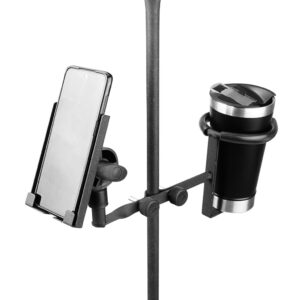 Suporte Clamp Para Smartphone Celular E Bebida Em Copo Térmico Garrafa Em Pedestal C16S ASK - Oferta na Shopee