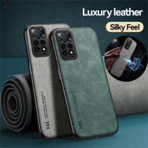 Capa De Couro De Silicone Macio À Prova De Choque Para Xiaomi Redmi Note 11 10 12 Pro Plus 10S 11S 8 9 9T 5G - Oferta na Shopee