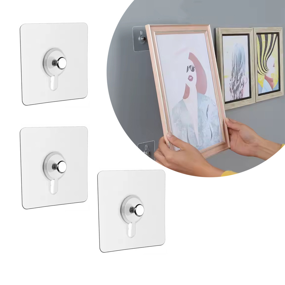 Gancho Parafuso Adesivo P/ Quadro Suportes em Geral Gancho Parafuso Adesivo P/ Quadro Suportes em Geral - Oferta na Shopee