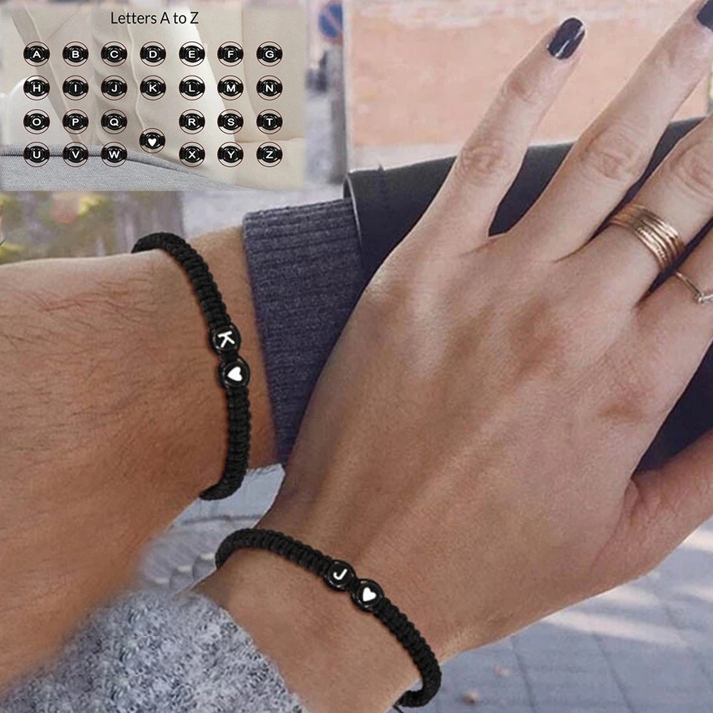 A Z 26 Cartas Brecelets Adoro Jóias Do Dia Dos Namorados Pulseira Tecida Para Casais A Z 26 Cartas Brecelets Adoro Jóias Do Dia Dos Namorados Pulseira Tecida Para Casais - Oferta na Shopee