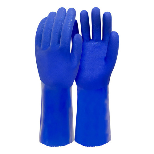 Luva Pvc Cano Longo Proteção Quimica C/ Forro Punho 36cm CA 49617 Luva Pvc Cano Longo Proteção Quimica C/ Forro Punho 36cm CA 49617