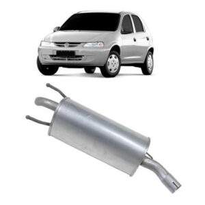 Silencioso Traseiro Celta 1.0/1.4 8v 2000 À 2005 - Oferta na Shopee