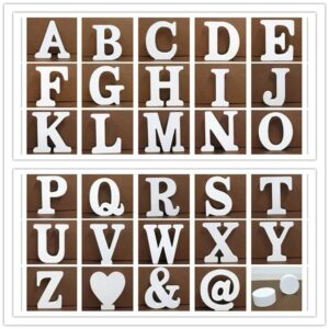 Letras de MDF Branca De 11 cm - Decoração Criativa para Eventos - Oferta na Shopee