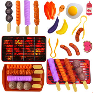 Brinquedo Comidinha Infantil Kit Churrasco Espetinho Divertido Pçs - Oferta na Shopee