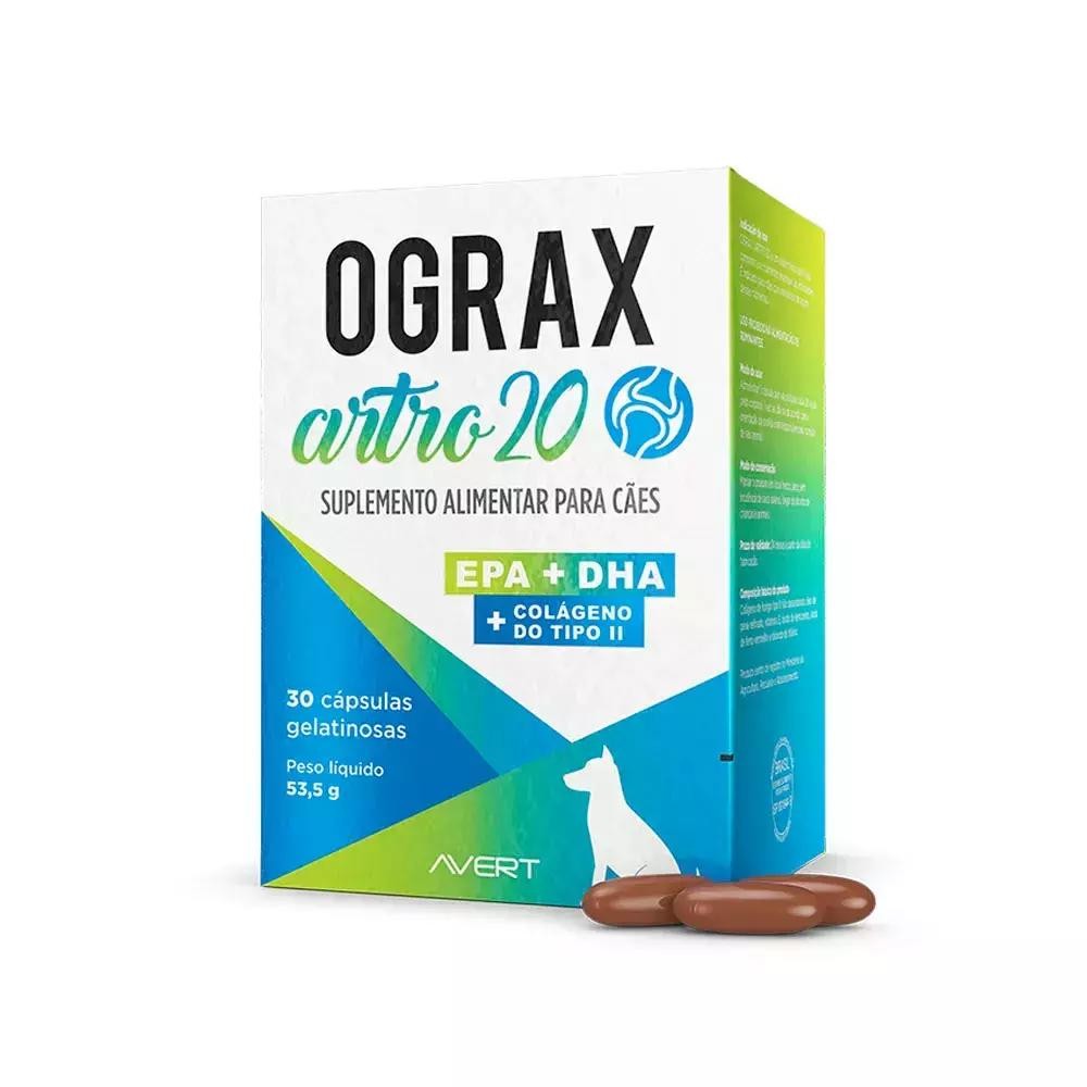 OGRAX ARTRO 20 COM 30 CAPSULAS OGRAX ARTRO 20 COM 30 CAPSULAS - Oferta na Shopee