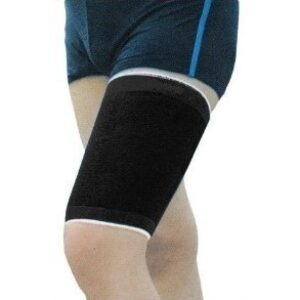 Kit com 2 Coxais Coxal Protetores para Joelho e Pernas Ajustáveis para Esportes Azul Preto - Oferta na Shopee