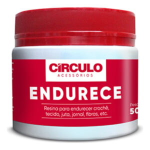 Resina Endurece Crochê Juta Jornal 500gr Circulo Resina Endurecedora para Crochê Tecido Artesanato - Oferta na Shopee
