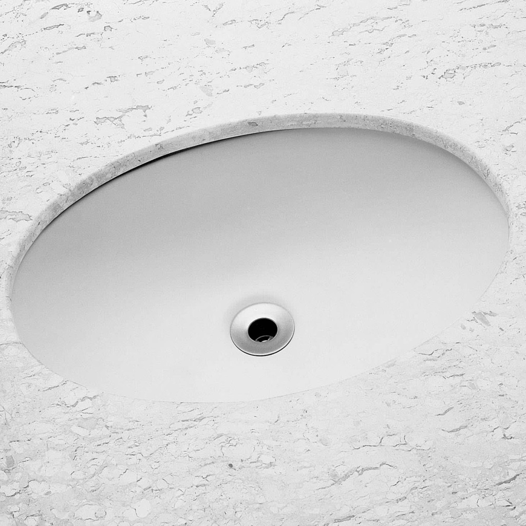 Cuba de Embutir para Banheiro 49X32,5cm Oval Branco – Celite Cuba de Embutir para Banheiro 49X32,5cm Oval Branco – Celite