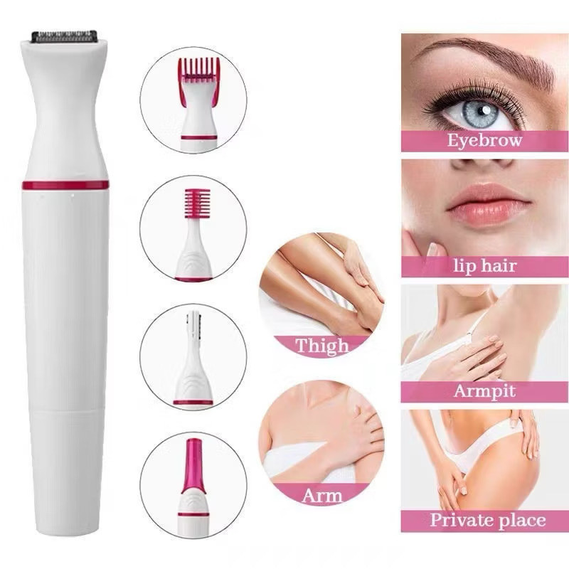 Aparador Cortador Depilador Feminino 5 em 1 de Pelos Sobrancelhas e Intimo Aparador Cortador Depilador Feminino 5 em 1 de Pelos Sobrancelhas e Intimo - Oferta na Shopee