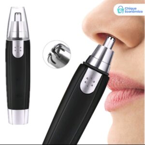 Aparador de Pelos Elétrico Portátil para Nariz Orelha Rosto Depilador Facial com Tecnologia de Corte Preciso - Oferta na Shopee