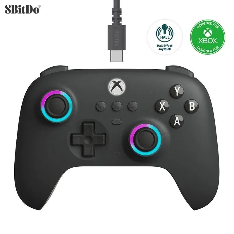 8BitDo Ultimate C Controlador De Jogos Com Fio Para Xbox , RGB Lighting Fire Ring E Joysticks De Efeito Hall , Windows 10/11 8BitDo Ultimate C Controlador De Jogos Com Fio Para Xbox