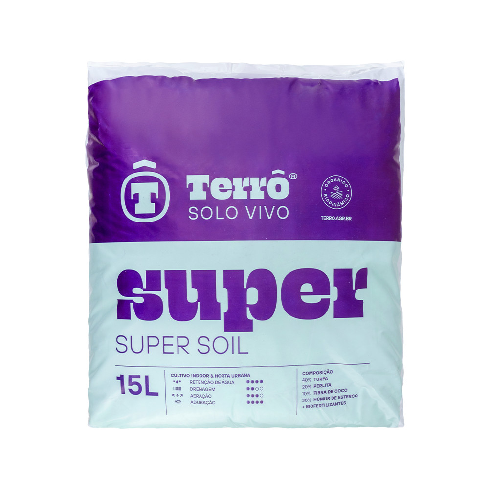 TERRO SUPER 15 LITROS – Substrato Organico TERRO SUPER 15 LITROS – Substrato Organico