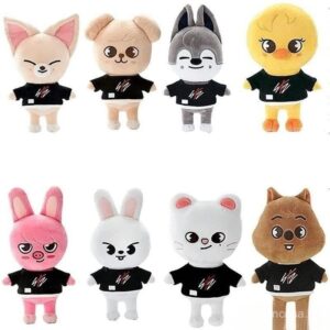 Skzoo Plush Toys KPOP Stray Kids Estrela Cartoon Animal Stuffed Doll Brinquedo De Pelúcia Boneca Presentes Infantis - Oferta na Shopee