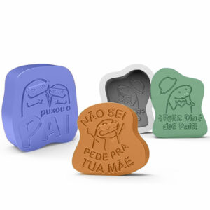 Molde de Silicone Flork Dia dos Pais - Oferta na Shopee