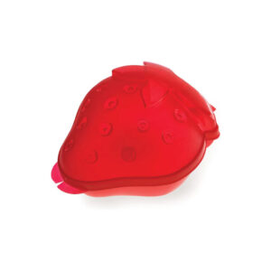 Porta Metade Morango Vermelho Plástico - Oferta na Shopee