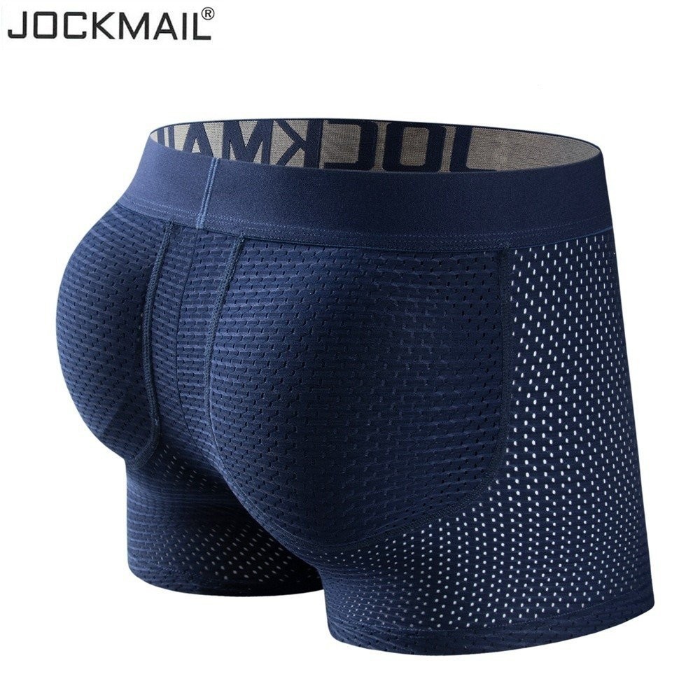 JOCKMAIL Roupa Íntima Boxer Masculina De Malha Longa Com Enchimento Tipo Hip-Lifting / JOCKMAIL Roupa Íntima Boxer Masculina De Malha Longa Com Enchimento Tipo Hip-Lifting / - Oferta na Shopee
