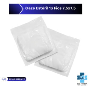 Compressa de Gaze Esteril Hidrófila Pacote 13 Fios 7
