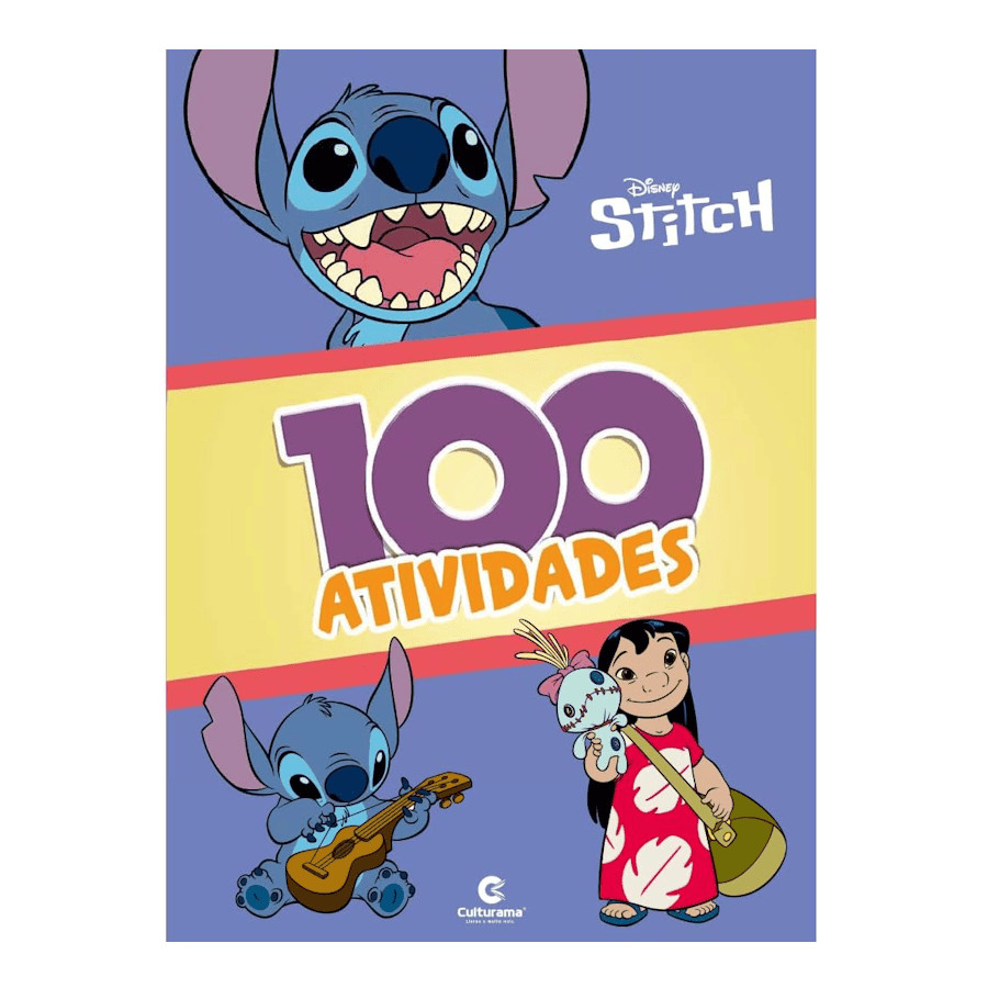 Livro Infantil de Colorir e Passatempos – 100 Atividades Lilo e Stitch Livro Infantil de Colorir e Passatempos – 100 Atividades Lilo e Stitch