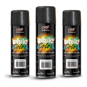 Kit 3 Un Tinta Spray Grafite Brilhante Uso Geral  340 Ml - Oferta na Shopee