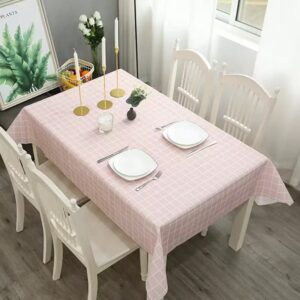 Toalha de Mesa Jantar Retangular 137x180cm Impermeável Modelo Xadrez - Oferta na Shopee