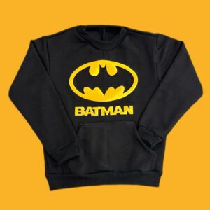 Blusa de  Moletom infantil flanelado sem capuz COM BOLSO CANGURU estampado Batman - Oferta na Shopee