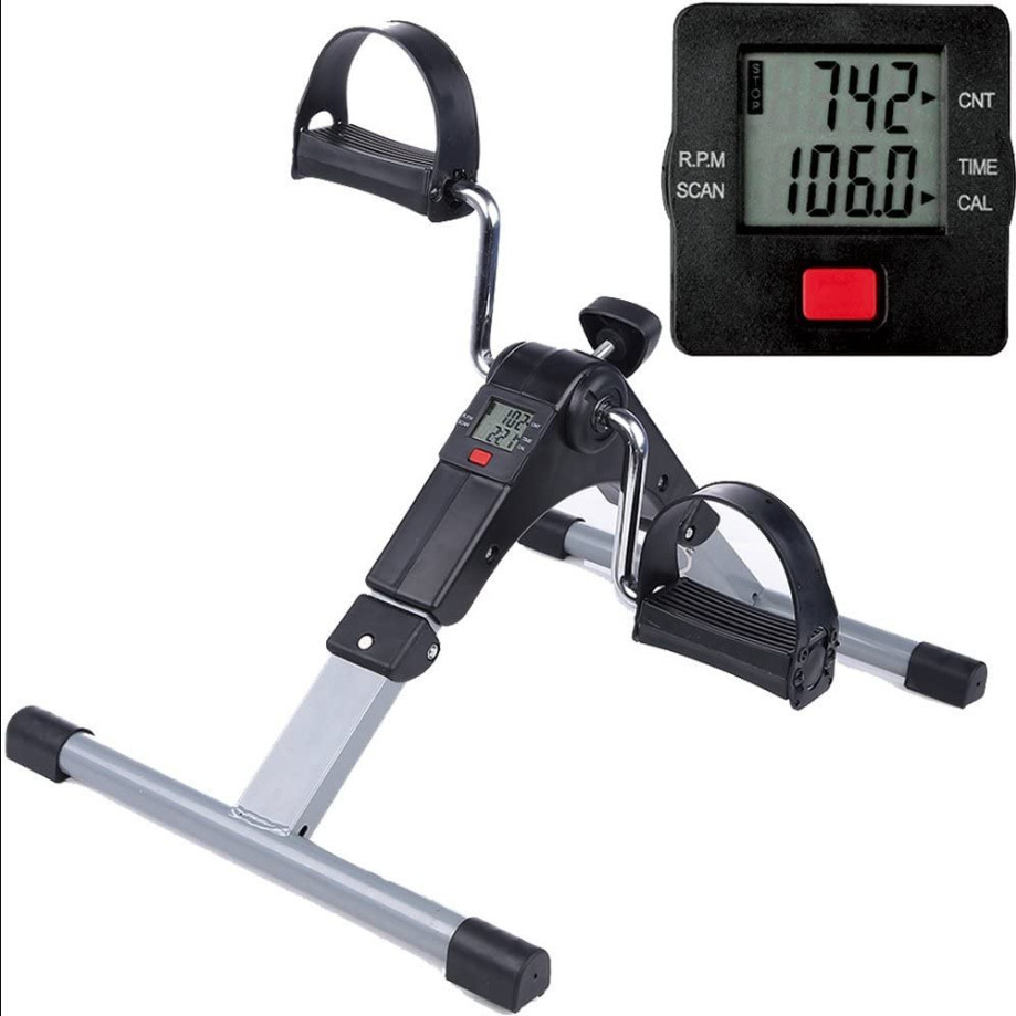Mini Bike Ergométrica Pernas Braços Fisioterapia Cicloergometro Pedalinho Monitor LCD Mini Bike Ergométrica Pernas Braços Fisioterapia Cicloergometro Pedalinho Monitor LCD