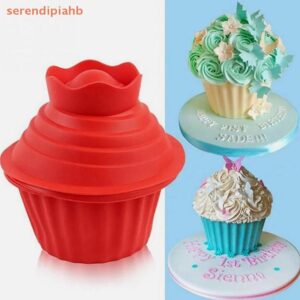 [serendipiahb] Molde Gigante De Silicone De Alta Qualidade Para Cupcake